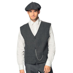 Čepice a vesta retro M/L